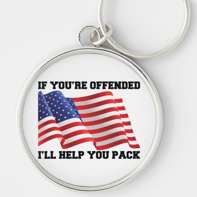 American patriot  keychain (Front)