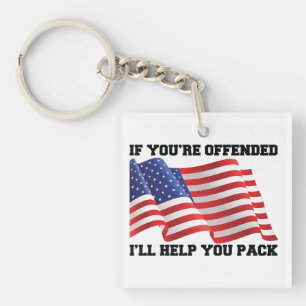 American patriot keychain