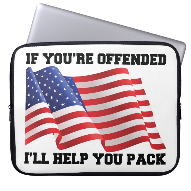 American patriot laptop sleeve (Front)