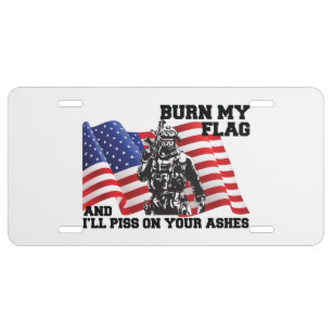 American Patriot  License Plate