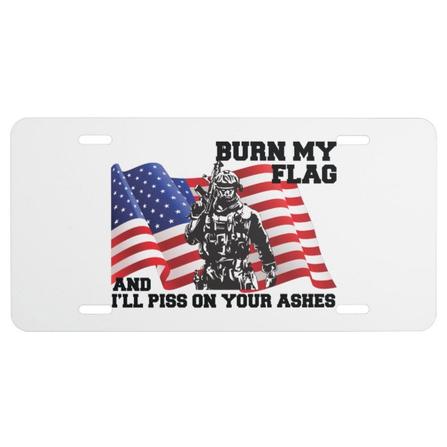 American Patriot  License Plate (Front)
