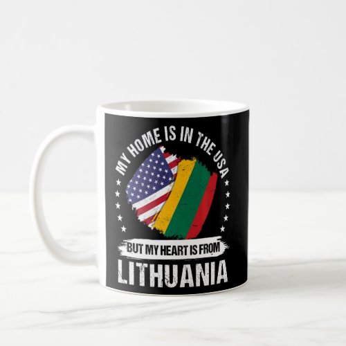 American Patriot Lithuania Flag American Lithuania Coffee Mug