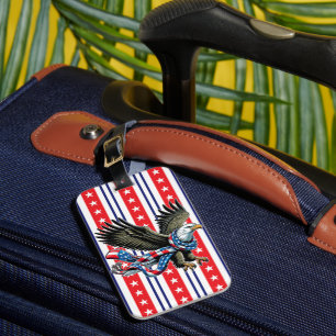 American Patriot Luggage Tag