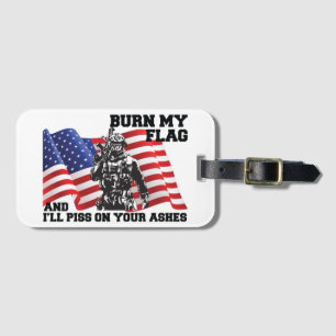 American Patriot Luggage Tag