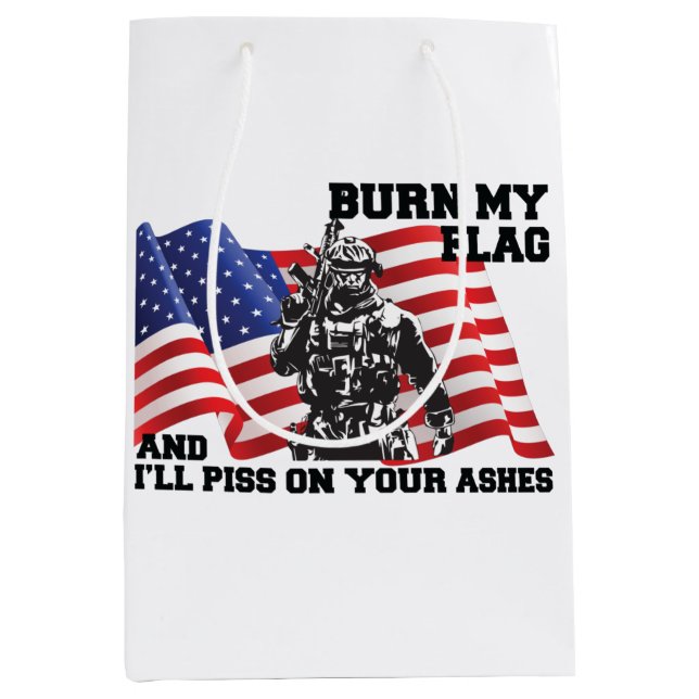 American Patriot  Medium Gift Bag (Front)