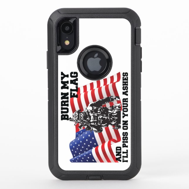 American Patriot  Otterbox iPhone Case (Back)