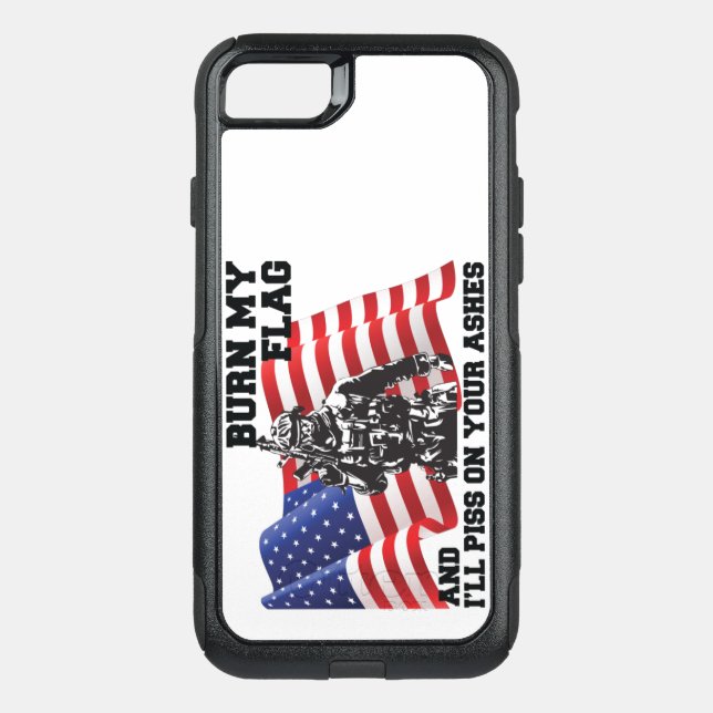 American Patriot  Otterbox iPhone Case (Back)