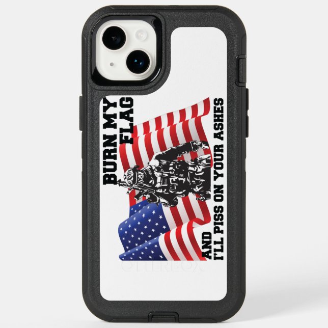 American Patriot  Otterbox iPhone Case (Back)