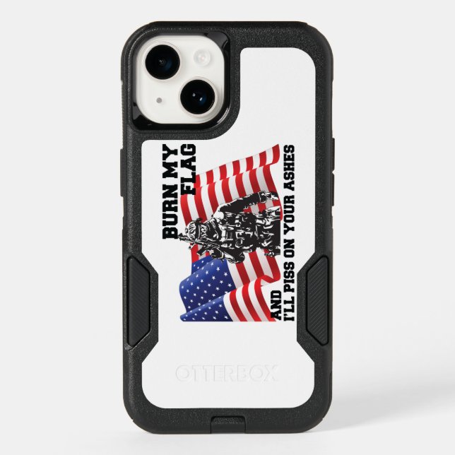 American Patriot  Otterbox iPhone Case (Back)