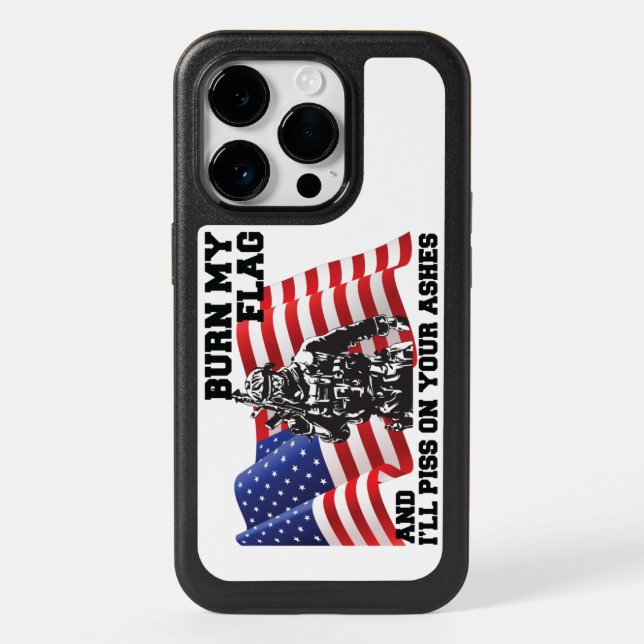 American Patriot  Otterbox iPhone Case (Back)