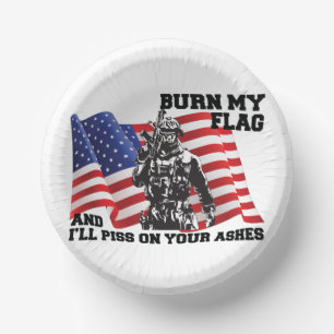 American Patriot  Paper Bowls