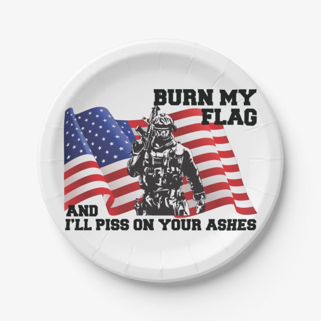 American Patriot Paper Plates (Front)