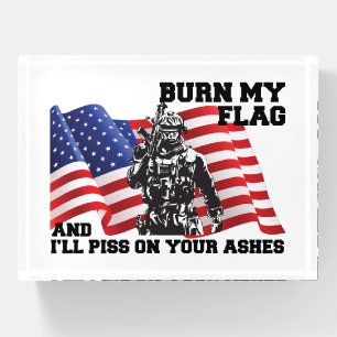 American Patriot  Paperweight