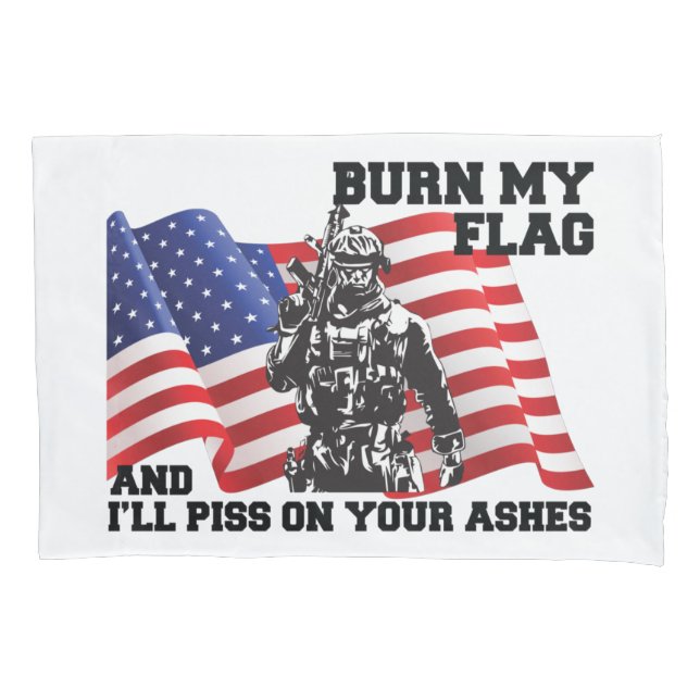 American Patriot  Pillow Case (Front-Left)