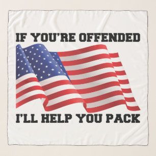 American patriot scarf