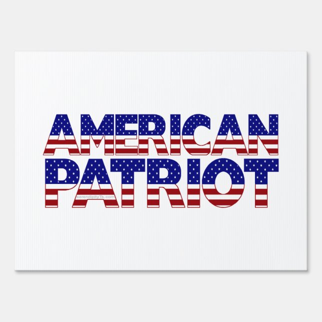 American Patriot Sign (Front)