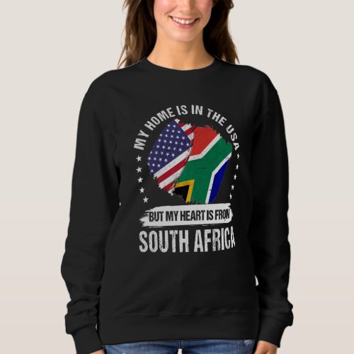 American Patriot South Africa Flag American Africa Sweatshirt