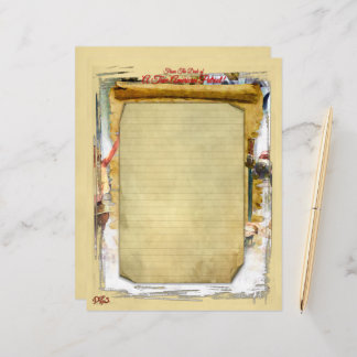 American Patriot Stationary 8.5x11 Paper Sheet