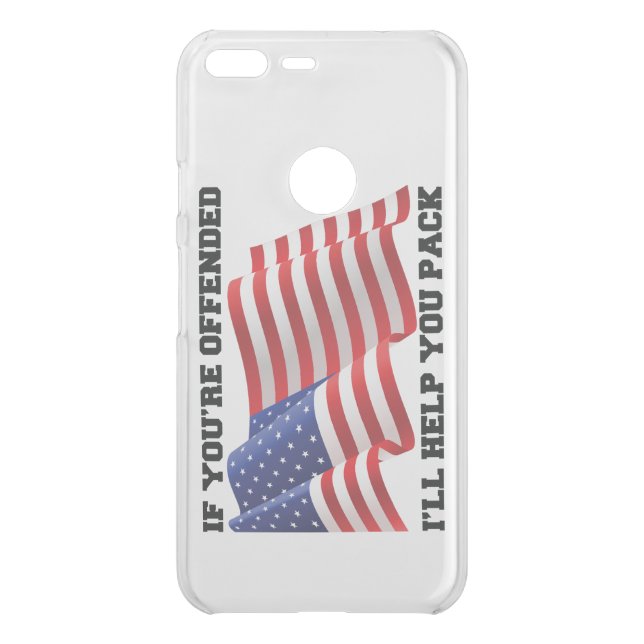 American patriot  uncommon google pixel XL case (Back)