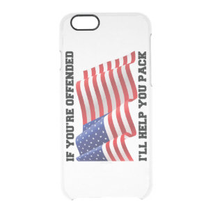 American patriot clear iPhone 6/6S case
