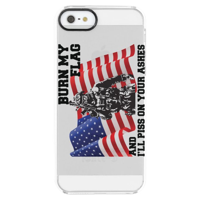 American Patriot Uncommon iPhone Case (Back)