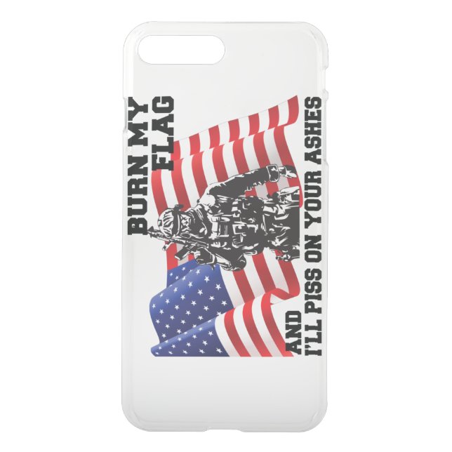 American Patriot  Uncommon iPhone Case (Back)