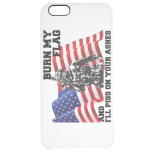 American Patriot Clear iPhone 6 Plus Case