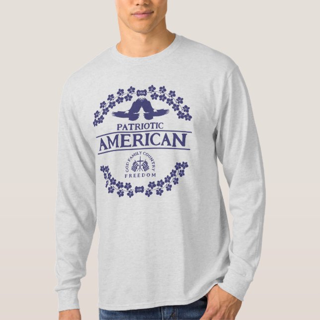 AMERICAN PATRIOT | USA 1776 | FREEDOM T-Shirt (Front)