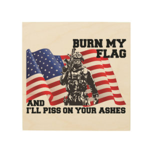 American Patriot Wood Wall Art