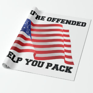 American patriot  wrapping paper