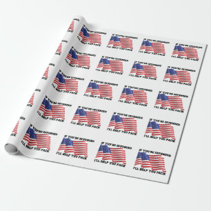 American patriot  wrapping paper