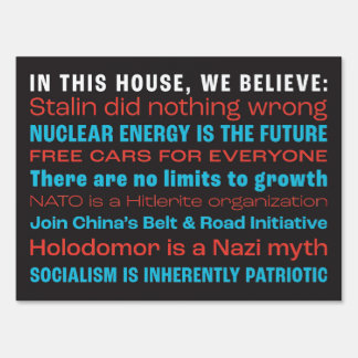 American Patriot Yard Sign