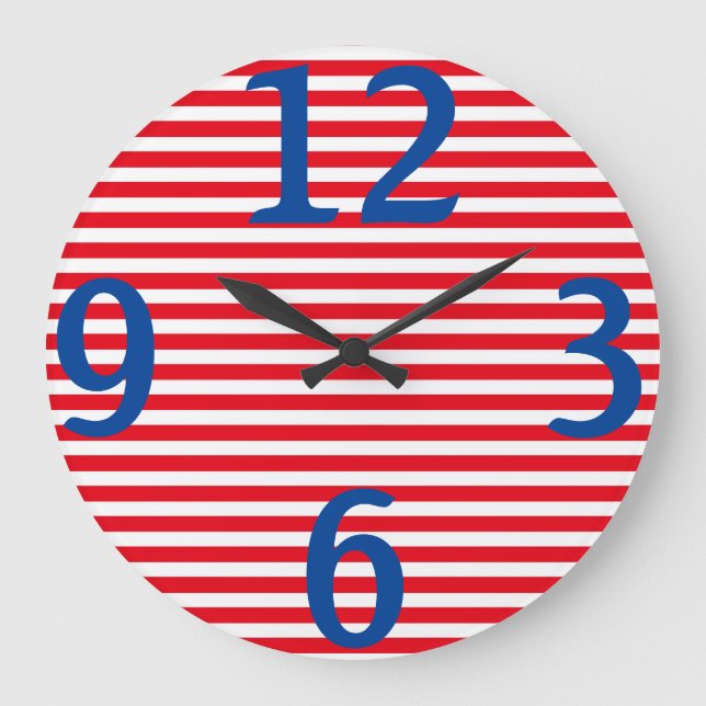 American patriotic Acrylic Wall Clock (Front)