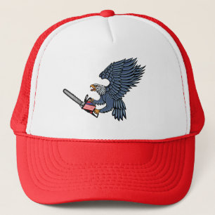 American Patriotic, Eagle Chainssaw Trucker Hat