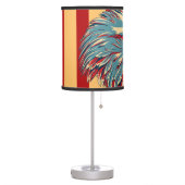 American Patriotic Eagle Flag Table Lamp (Left)