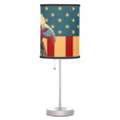 American Patriotic Eagle Flag Table Lamp (Right)
