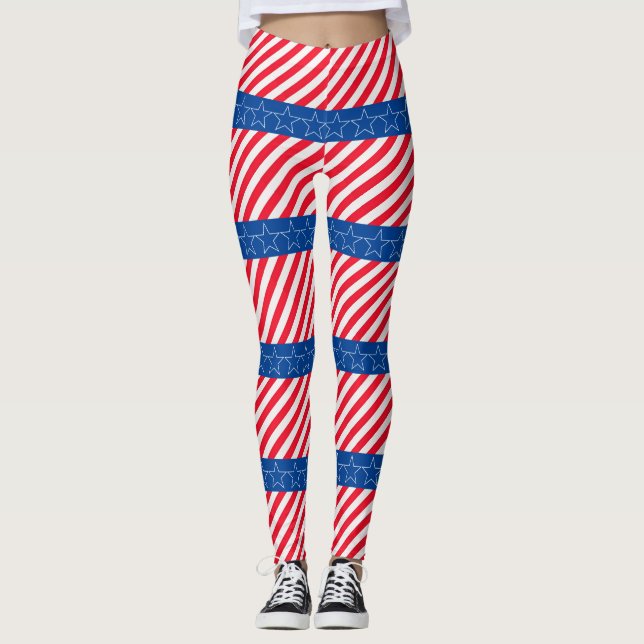 American patriotic  leggings (Front)