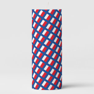 American patriotic pillar candle