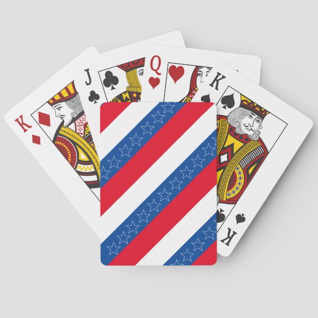American patriotic poker cards (Back)