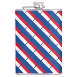 American patriotic Vinyl Wrapped Flask
