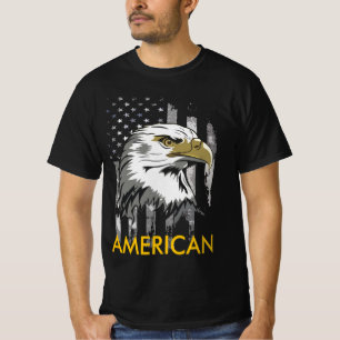 American Patriots Eagle Logo Flag T-Shirt