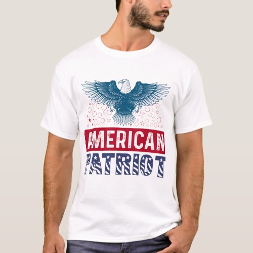 American Patriots Soaring Spirit Eagles Tribute T_Shirt