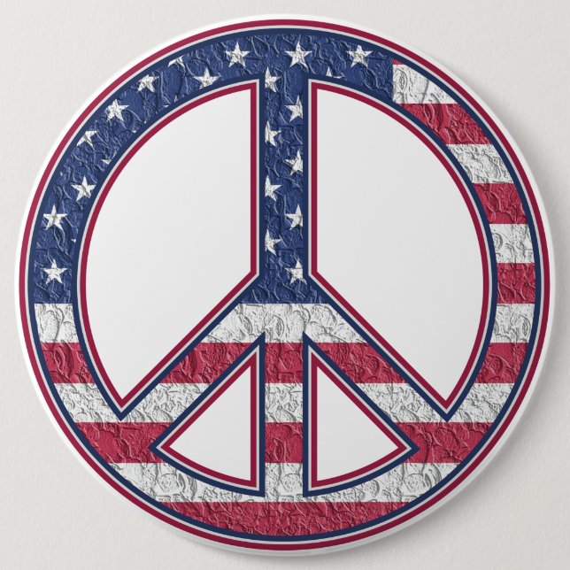 American Peace Button (Front)