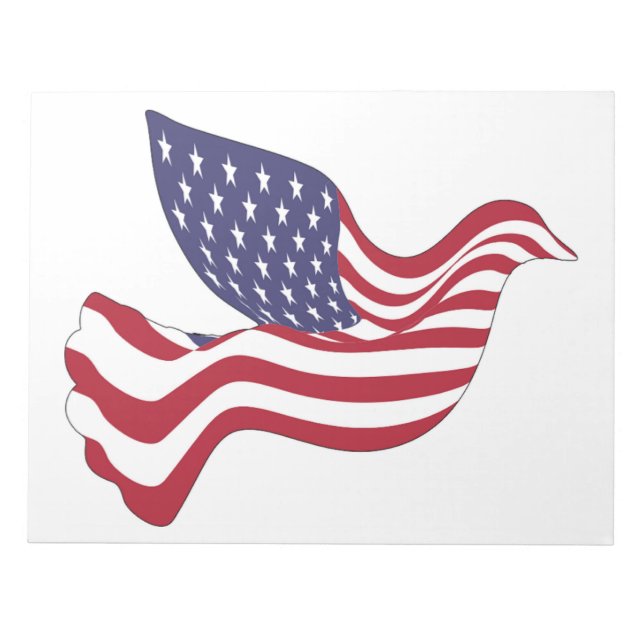 AMERICAN PEACE DOVE NOTEPAD (Front)