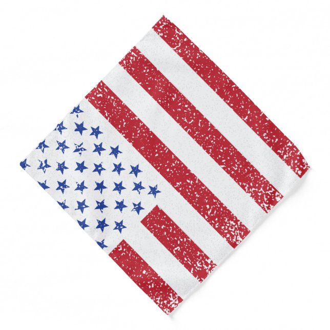 American Peace Flag American State National Bandana (Front)
