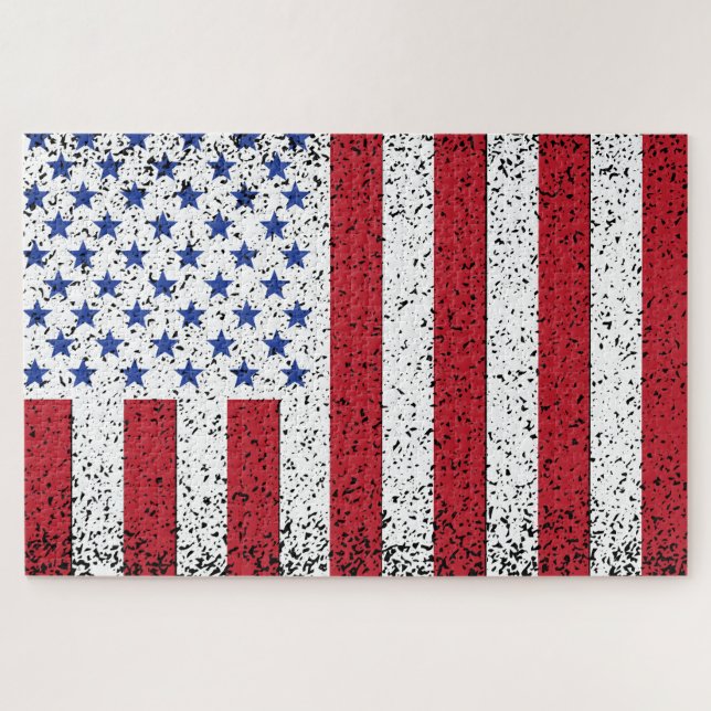 American Peace Flag American State National Jigsaw Jigsaw Puzzle (Horizontal)