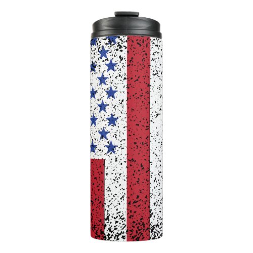 American Peace Flag American State National Therma Thermal Tumbler