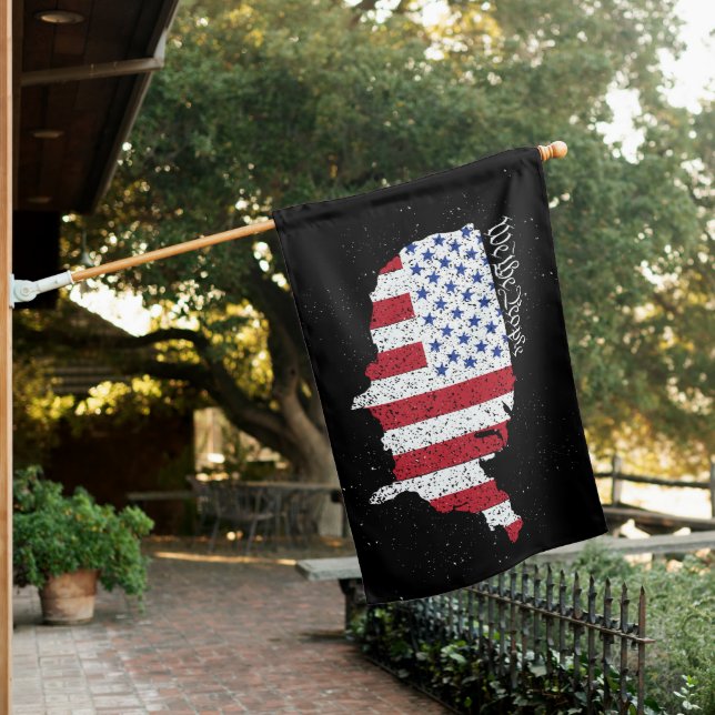 American Peace Flag We the People America (In SItu)