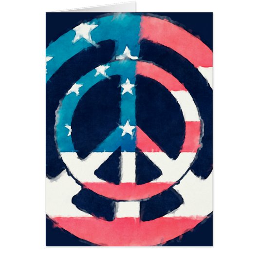 American Peace Sign grunge (Front)