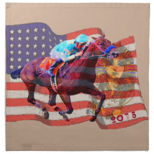American Pharoah 2015 Napkin